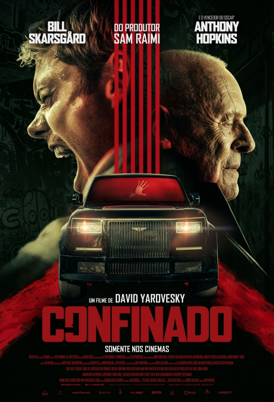 Cartaz de divulgação do filme Confinado.