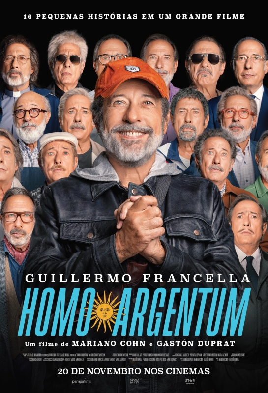 Cartaz de divulgação do filme Homo Argentum.