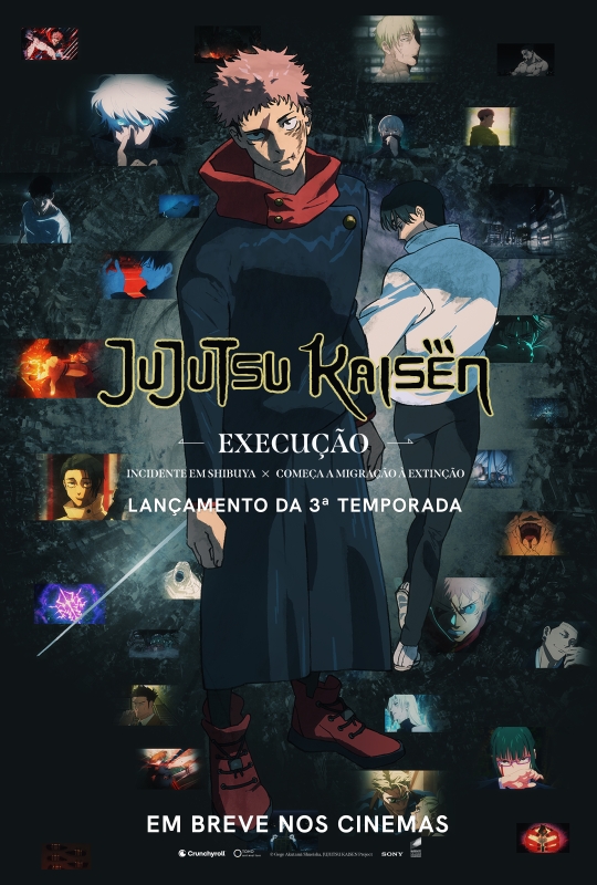 Cartaz de divulgação do filme Jujutsu Kaisen: Execução.