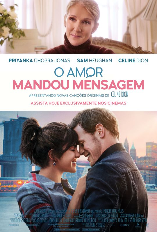 Cartaz do filme O amor mandou mensagem.