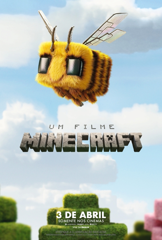 Cartaz do filme Um Filme Minecraft.
