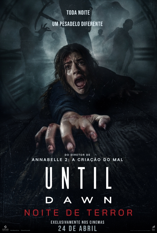 Cartaz do filme Until Dawn: Noite de Terror.